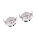 2Pcs H7 Light Bulb Holder Adapter Retainers Lamp Clips Compatible With H03 E46 Vehicle Car Headlight Co Headlight Base Retainers
