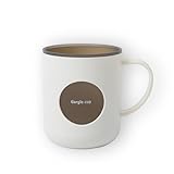 Zambuph Tazza per colluttorio Coppie di colori a contrasto Bicchieri per spazzolatura per bambini Portaoggetti con maniglia Accessori per il bagno portatili, bianco