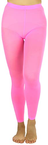 Image of ToBeInStyle Women's Opaque Ankle Long Nylon Footless Fun Tights Pantyhose