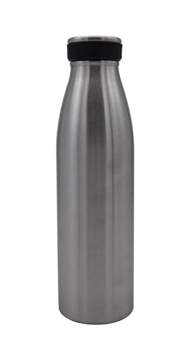 Steuber Thermoflasche 500 ml Edelstahl in Silber