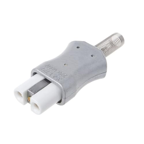Qsvbeeqj enchufe cerámico aleación de aluminio calefacción conector de alimentación resistente a altas temperaturas Φ6 mm calentador de cerámica en