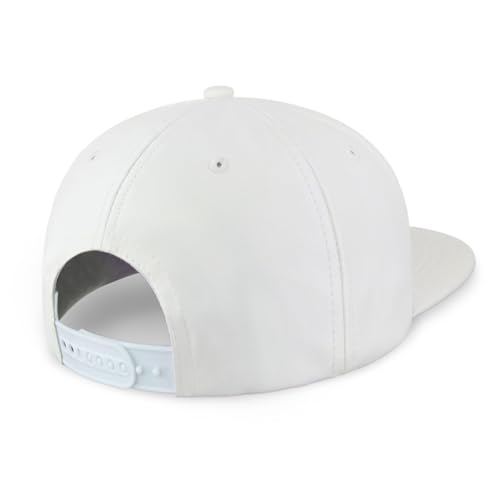 Image of Flat Visor Melange Heather Snapback Hat Blank Cap Athletic Baseball Cap 4 Colors
