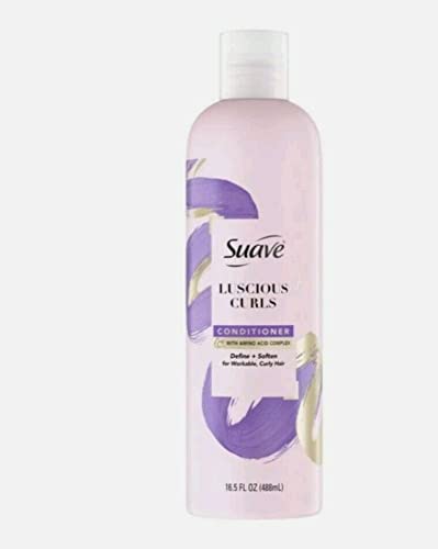 Pink Hair Conditioner for Luscious Curls, 16.5 fl oz, With Amino Acid Complex, Moisturizes and Defines Curls, For Workable, Curly Hair