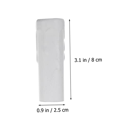 Housoutil 4Pcs Lamp Sleeve E12 Socket Light Base Crystal Pendant Light Lamp Replacement Parts Candelabra Socket Candles For Menorah Crystal Chandelier Candle Casing Chandelier Socket Covers #TOP4