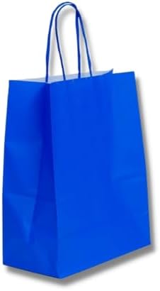 Sacola Azul com Alça – Kit 10 Unidades (23,5x10x31,5cm)