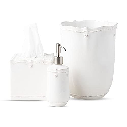 Juliska Berry & Thread Whitewash 3pc Bath Essentials Set