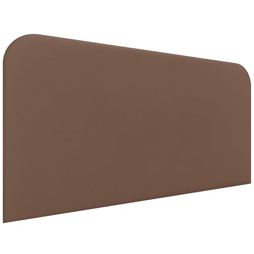 DHOME Cabecero Tapizado Liso Curvo Polipiel