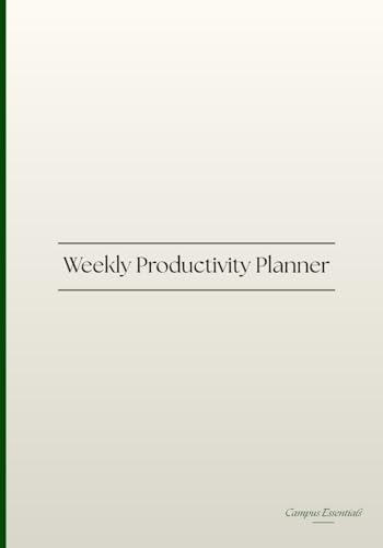 Campus Essentials Undated Weekly Productivity Planner: Master Your Daily Routine with a 52-Week Agenda and Personal Schedule Organizer; 108 Pages with ... for Goal Tracking and Time Management image 2