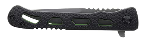 Schrade Delta Class Inert CLR 8in with 3.5in AUS-10 Steel Blade and Aluminum Handle for EDC, Black by Schrade - Used condition - Image 3