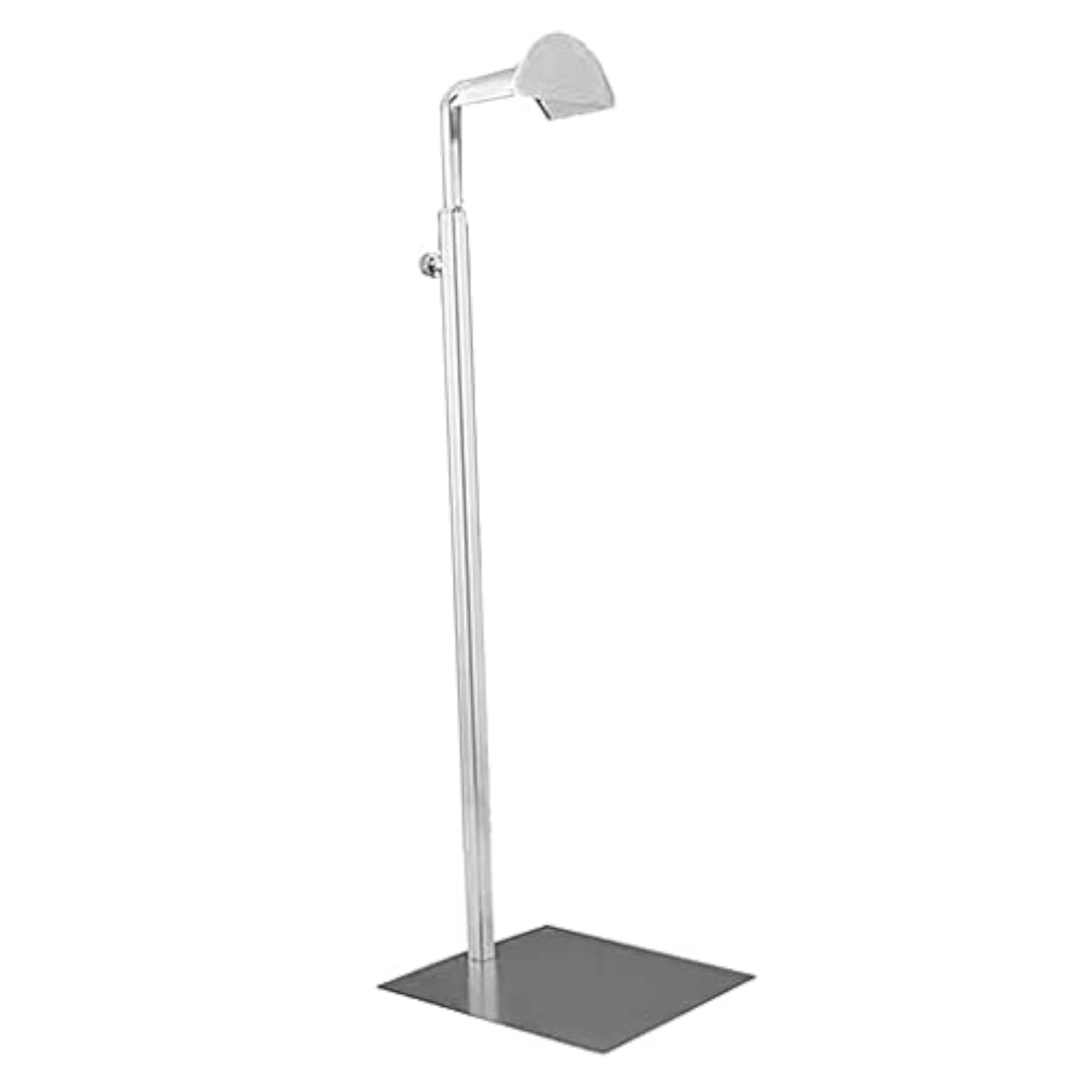 Height Adjustable Display Stand Rack for Handbags, Silver