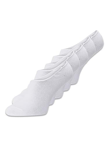 Discover Comfort and Style with JACK & JONES Men's White Trainer Socks One Size - Image 2