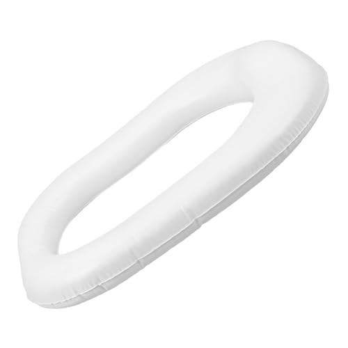NOLITOY 子供用便座 子供用ポータブル便座 子供用トイレパッド ソフトトイレクッション 幼児用 便座 便座カバー 幼児用旅行用便座 子供に優しいトイレ用品 洗える便座パッド Pu 白い