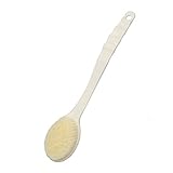 BUYEDBD Cepillo Corporal Bathing Brush Back Body Shower Sponge Brush with Handle Skin Massage Bathroom Brush Rubbing Magic Tool Home Bath(White)