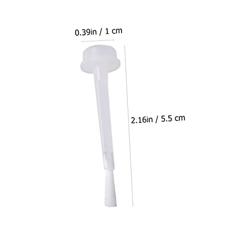 Beaupretty 50pcs Nail Brush Replacement for Nail Gel Polish Clean up Tool Supplies