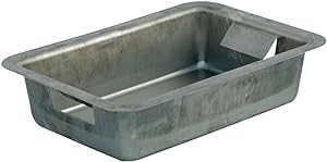 LUNA WAY CAST IRON - Tiroir amovible cendrier en tôle imprimée | Résistant aux températures élevées | Facile à nettoyer | Grille non comprise, gris, 24 x 19 cm,...