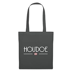 Spreadshirt® Houdoe Brabants Woord Afschiedsgroet Tas van stof, bourgognerood