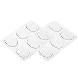 ULTECHNOVO 12 Stück Teiliges Transparentes Trommel dämpfer Langlebigem Silikon Selbstklebende Geräuschreduzierende Pads für Schlagzeug Einfache Montage zur Vibrationskontrolle und