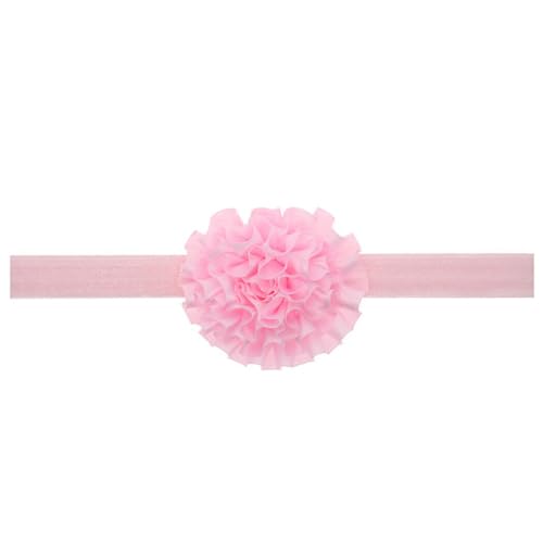 Chewtoyo Faixa de cabeça fina de flor infantil com faixa de cabelo de bebê e sandálias descalços, Te