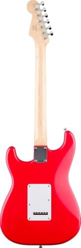 Image of Fender Squier Stratocaster Electric Guitar, Beginner Guitar, with 2-Year Warranty, Includes Free Lessons, Torino Red with Matte Finish