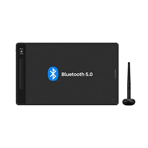 HUION Inspiroy Giano G930L Tableta Gráfica, Tableta de Dibujo Gráfico Digital Recargable de 13,6×8,5 Pulgadas con Bluetooth 5.0 Inalámbrica, 6 Teclas Programables, para PC, ChromeOS, Mac y Android