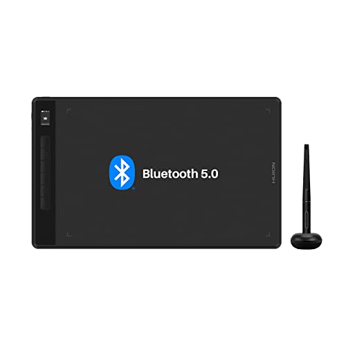 HUION Inspiroy Giano G930L Tableta Gráfica, Tableta de Dibujo Gráfico Digital Recargable de 13,6×8,5 Pulgadas con Bluetooth 5.0 Inalámbrica, 6 Teclas Programables, para PC, ChromeOS, Mac y Android