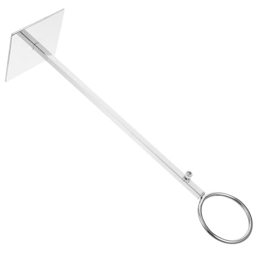 PRETYZOOM Freestanding Adjustable Scarf Display Rack Space Saving Organizer for Scarves Ties Shawls Accessories Sturdy Structure with Strong Load Bearing Capacity Mirror Finish