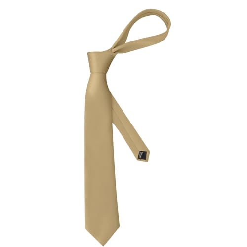 Image of Men's Classic Satin 3.15 inch Soild Color Necktie Wedding Business Tie & Gift Box