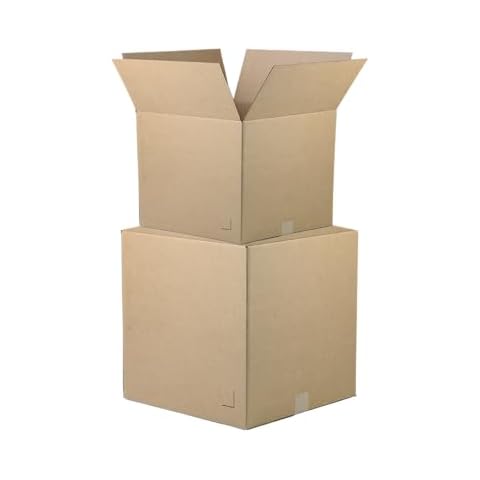 The Boxery 8x6x4'' Corrugated Shipping Boxes 100 Boxes Cover
