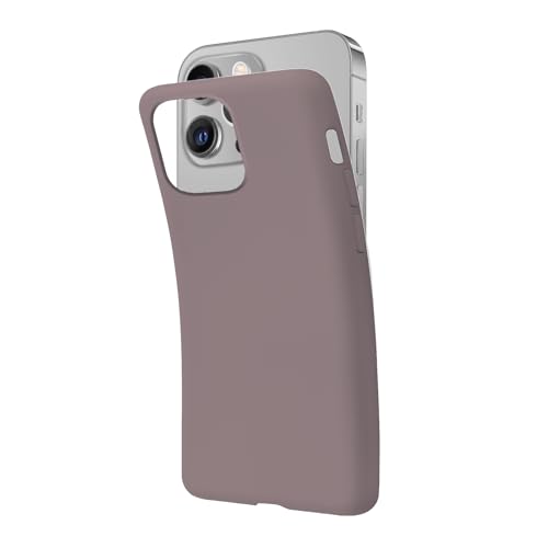 SBS Pokrowiec na iPhone 13 Pro brązowy Wood Pantone 437 C, miękki i elastyczny pokrowiec na zarysowania, cienki pokrowiec i wygodny do trzymania w kieszeni, etui kompatybilne z bezprzewodowym