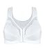 Exquisite Form Women's 5100531 FULLY Wireless Cotton Back & Posture Support Bra with Front Closure & Lace