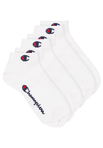 Champion Unisex Core 3PP Quarter Füßlinge, Weiß, 35-38 (3er Pack)