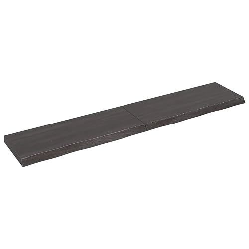 Estantes de pared de roble macizo 200 cm para solucionar falta de espacio 2