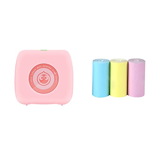 Image of Mini Pocket Printer Multi Functional Photo Picture Bill Note Printer Label Maker Add 3Color Note(PK 3Color Note)