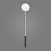 Ullman Devices S-2L Circular Telescoping Inspection Mirror with Extra Long Handle, 3-1/4" Diameter