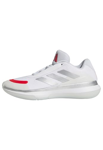 adidas Unisex BB Legends Low Basketball-Schuhe, FTWR White/Halo Blue/Pure...