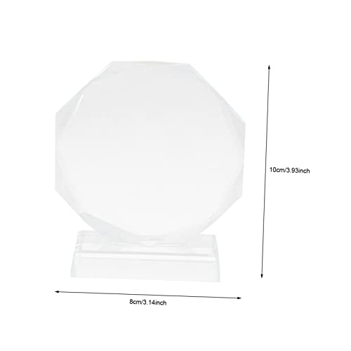 Toddmomy Troféus De Cristal Em Branco Para Adultos Acessórios De Mesa Troféu Para Crianças Troféu De