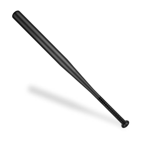ColdShine 82cm Baseballschläger Stahl Selbstverteidigung Teleskopschlagstock Rutschfester Griff für Outdoor Schlagball