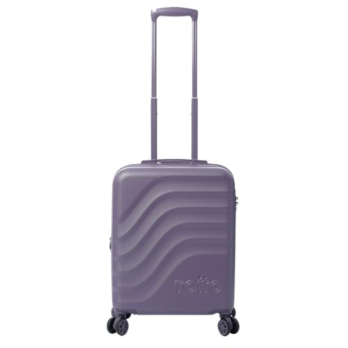 TOTTO - Maleta Trolley Cabina, Modelo Bazy+, 39,5 x 54,5 x 22,5cm, Capacidad 39L, Expandible, Resistente a Impactos, Ruedas 360º, Manija Telescópica, Correas Internas, Candado TSA, Color Montana Grape