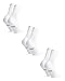 Produktbild DANISH ENDURANCE Performance Crew Socken, Weiß - 3 Paare, Gr.- EU 43-47