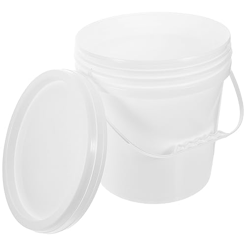 GANAZONO High-Strength Round Paint Pail 10l Capacity Art Bucket Lid Easy to Carry and Store for Paint Storage