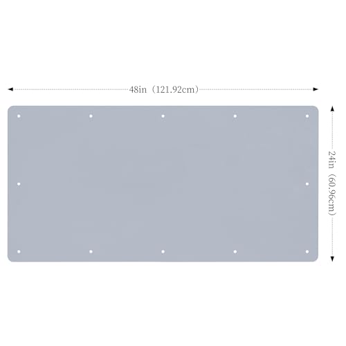 GOORY Magnetic Wall Board - 24" x 48" - Memo & Vision Bulletin Board for Home, Office and Classroom - Pre-drilled Mounting Screws Large Frameless Magnet Silver Wall Board by GOORY - Image 7