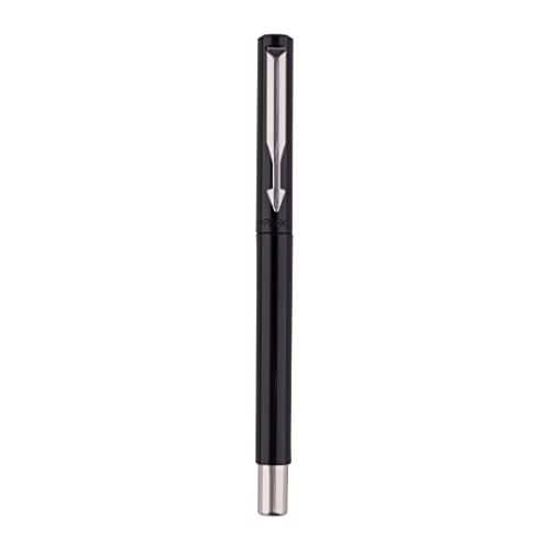 Image of Parker Vector Spark Black Special Edition Roller Ball Pen Gift Set - with Round Key Chain Fountain Pen (Black body)