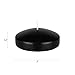 Mega Candles 12 pcs Unscented Black Floating Candles, Hand Poured Wax Candle 3 Inch Diameter, Home Décor, Wedding Receptions, Occasions, Festivities, Events, Meditations, Tranquility, Spa