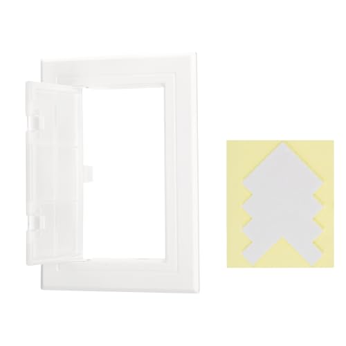 Panneau d'accès en plastique ABS PATIKIL double face pour mur blanc - 2