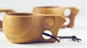 フィンランド製 白樺 の ククサ 木製マグカップ 2個セット フィンランド製 白樺 の ククサ 木製マグカップ 2個セット