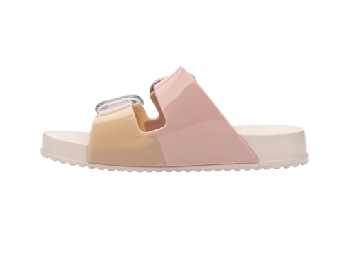 Image of mini melissa Cozy Jelly Slides for Kids - Slip-on Jelly Shoes, Slip On Sandals for Girls, Open Toe Summer Shoes, Adjustable