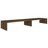 Color: Marrón roble;Material: Madera contrachapada;Dimensiones: 110 x 23,5 x 12 cm (ancho x profundo x alto)