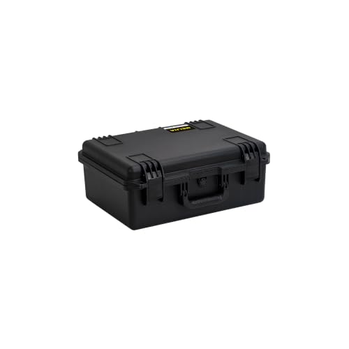 MEIJIA Premium Waterproof Large Hard Camera Case,Hard Protective Case with customizable fit foam,Full Protection with Light&Convenient Design,Elegant Black (21.2"x16.0"x8.3")