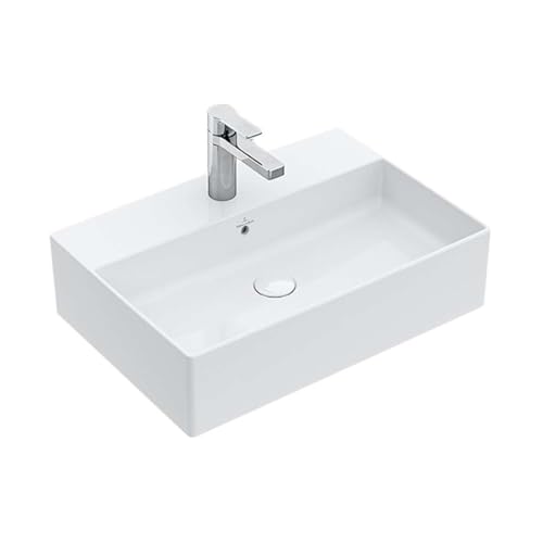 Villeroy & Boch 4A076001 Waschbecken rechteckig weiß 600 mm 420 mm 17,5 kg