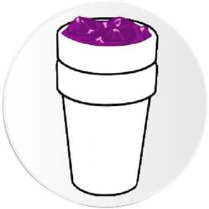 Set of 3 - Lean Cup - Sticker Graphic - Scrapbooking Stickers - Purple Drank Sizzurp Lean Styrofoam
